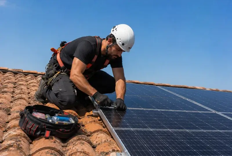 Maintenance et monitoring de panneaux solaires à Lieuran-lès-Béziers